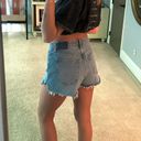 Abercrombie & Fitch High Rise Mom Jean Shorts Photo 1