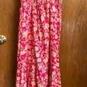 Pink And Orange Floral Dress Multiple Size M Photo 1