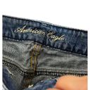 American Eagle Vintage Y2K  Gold Star Jean Shorts Size 4 Photo 5