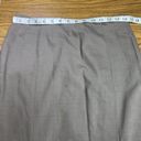 Talbots  Womens‎ Stretch Wool Skirt Pleated Size 6 Brown Made in Japan Career Photo 13