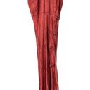 Lee SAU  Michelle Satin Full Length Maxi Dress Gown in Terracotta Sz 2 US Photo 2