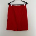 Anne Klein  Red Pencil Skirt Size 2 Photo 1