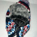 BP  Faux Fur Fair Isle Ear Flap Beanie Photo 0