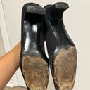 Salvatore Ferragamo  Black Block Heels Square Toe size 8 Photo 3