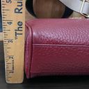 Furla  Avril BAPWAVR Burgundy Wine Pebbled Leather Guitar Strap Crossbody Bag Photo 7