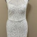 City Triangles White Ivory Gold Sequined Dress Photo 2