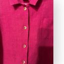 Harvé Benard Harve Bernard Pink Linen button down Shirt Size 2XL Photo 4