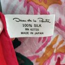 Oscar de la Renta  100% Silk Floral Scarf Photo 3