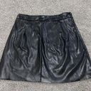 Leather Skirt Black Size L Photo 2