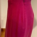 Jones New York  Red Wine Knee Length Skirt Zipper On Side l Small Back Slit SZ 14 Photo 5