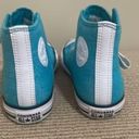 Converse Blue  All Star High Top Zip and String Closure Sneaker Shoes Photo 5