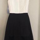 London Times NWT  black & white mesh dress. Sz 4 Photo 1