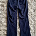 Athleta Y2K Early 2000s Navy Blue  Midtown Trouser Elastic Drawstring Waist Sweatpants Mid-Low Rise Photo 5