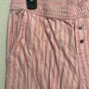 Victoria's Secret Victoria’s Secret size medium pink and silver striped pj pant Photo 1