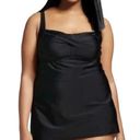 Ava & Viv NWT ~  One Piece Black Swim Dress Swimsuit ~ Women's Plus Size 24W Photo 1