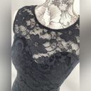 None Black lace cutout mini dress, bodycon, sleeveless size‎ large Photo 3