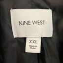 Nine West Women’s  Faux Leather Motorcycle Jacket in Black - XXL Photo 7