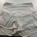 Lululemon White Speed UPS 4 Inch High Waisted Photo 0