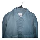 Madewell  Cropped Cargo Jacket in Faded River Blue NO904 Size Large $118 Canvas Photo 2