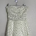 Delia’s Y2K Tulle Polka Dot White Black Strapless Mini Dresss 7 Size undefined Photo 4