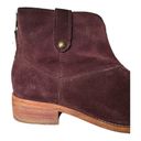 Johnston & Murphy  Stephanie Maroon Suede Stitched Bootie heel zipper size 9 Photo 7