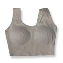 True And Co Womens Pullover Bra Tan Wire Free Comfort Scoop Neck XS New Photo 0