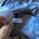 Tommy Bahama Blue and White Feather and Stripe Print Tunic, Women’s Large Photo 5