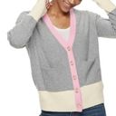 Popsugar  color block V neck cardigan Photo 1