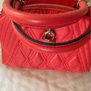 Guess NWOT Tangerine Quilted Leather Crossbody Satchel/Shoulder Bag Photo 3