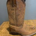 Justin Boots Women’s  western cowboy  size 6.5B riding boots brown leather Photo 0