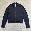 Lululemon Two Track Mind Jacket Bomber Full Zip Up W3CITS Athletic Black M Photo 1