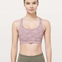 Lululemon  Energy Bra in Arrow Jacquard Antique Bark Copper Coil sports Strappy Photo 0