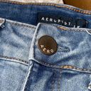 Aeropostale  Medium Washed MidRise 3” Inseam Ripped Cuffed Hem Jean Short 2 Photo 4