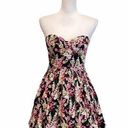 Sans Souci  Small Strapless Tube Floral Dress Photo 0