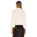 Michelle Mason  Turtleneck Sweater in Ivory Small New Womens Knit Top Photo 2