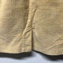 Eddie Bauer Vintage  corduroy pencil skirt pockets cotton size 10 pale yellow tan Photo 5