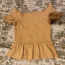 American Eagle Mustard Yellow AE Top Photo 0