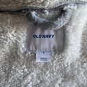 Old Navy super cute and cozy gray jacket, Sherpa Inside, two hand pockets Photo 10