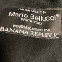 Banana Republic  Wool Jacket Pea Coat Mario Bellucci Size XXS Petite Navy Fur Zip Photo 7