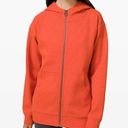 Lululemon  All Yours Zip Hoodie Sz 6 orange Photo 0