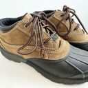 L.L.Bean  Mens Rubber Classic Duck Boots Low Cut Shoes Brown Black 7 Photo 1