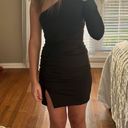 Black Off The Shoulder Tight Dress Size XS Photo 1