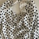 Revolve MORE TO COME Cymone Mini Polka Dot Dress Photo 2