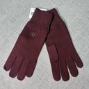 Lululemon  Warm Revelation Merino Wool Tech Gloves Cassis Nwt Photo 2