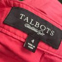 Talbots  Hot Pink Pleated Skirt Size 4 Super Cute! EUC Photo 2