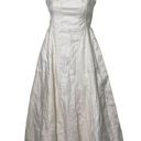 Zimmermann  August 100% Linen Crem off white Midi Dress sz 0P Photo 0