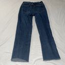 Brandy Melville  Small High Waisted Straight Leg Jeans Medium Blue Photo 7