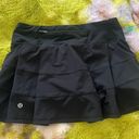 Lululemon Black Pace Rival Skirt Photo 1