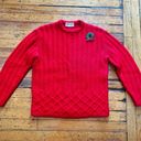 L.A.M.B. Gleixner Osnabrück Vintage German s Wool Sweater Red Photo 0