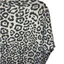 Harper Haptics by Holly  V-Neck Leopard Print Short Sleeve Gray Soft Tee Shirt Photo 11